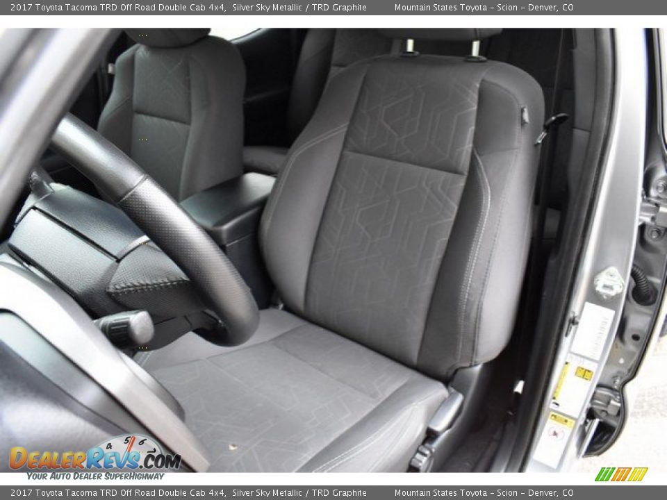 2017 Toyota Tacoma TRD Off Road Double Cab 4x4 Silver Sky Metallic / TRD Graphite Photo #12