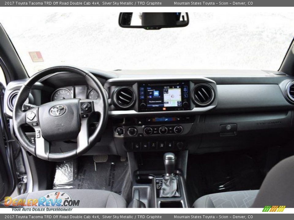 2017 Toyota Tacoma TRD Off Road Double Cab 4x4 Silver Sky Metallic / TRD Graphite Photo #13