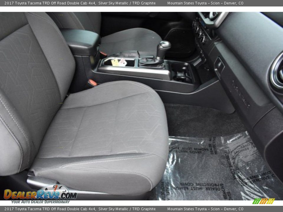 2017 Toyota Tacoma TRD Off Road Double Cab 4x4 Silver Sky Metallic / TRD Graphite Photo #18