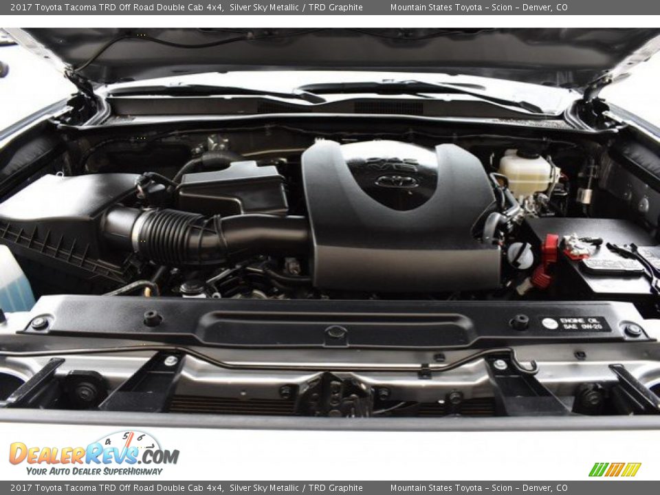 2017 Toyota Tacoma TRD Off Road Double Cab 4x4 Silver Sky Metallic / TRD Graphite Photo #28