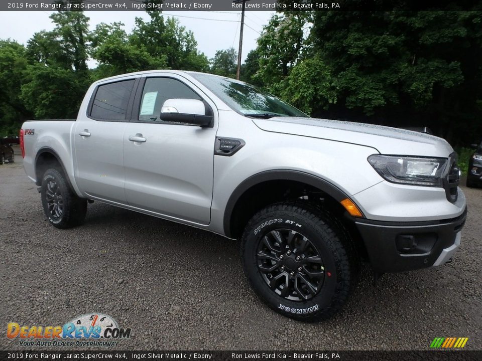 Front 3/4 View of 2019 Ford Ranger Lariat SuperCrew 4x4 Photo #8