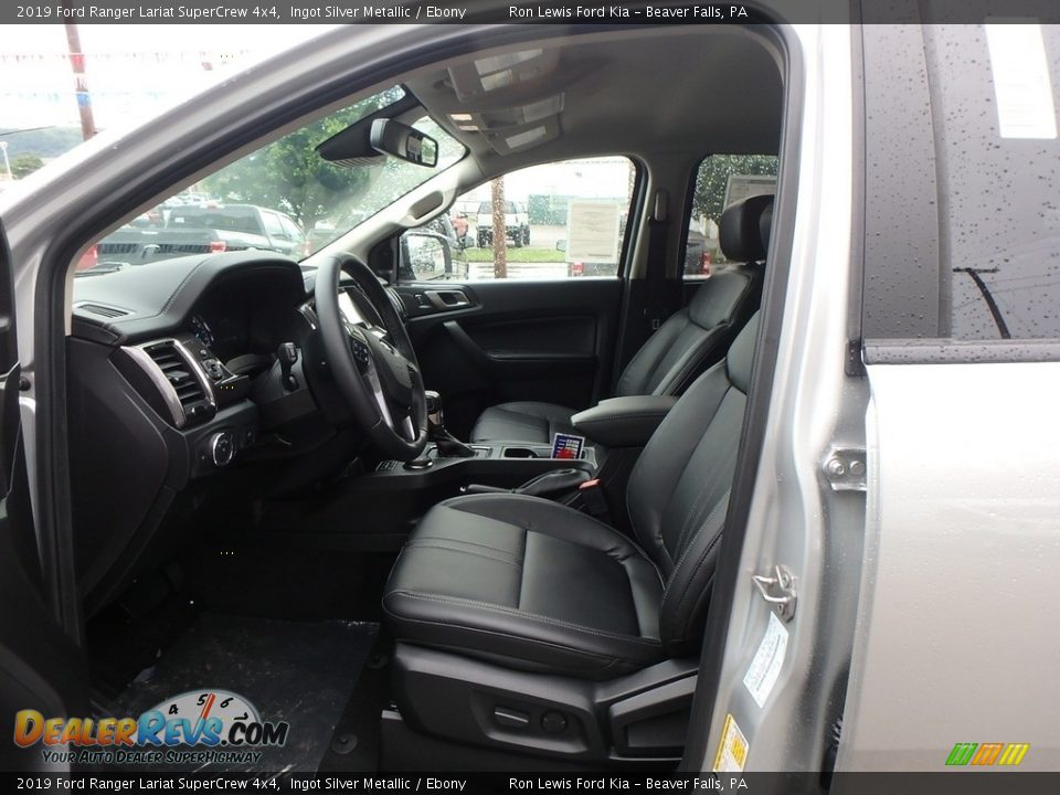 Front Seat of 2019 Ford Ranger Lariat SuperCrew 4x4 Photo #10