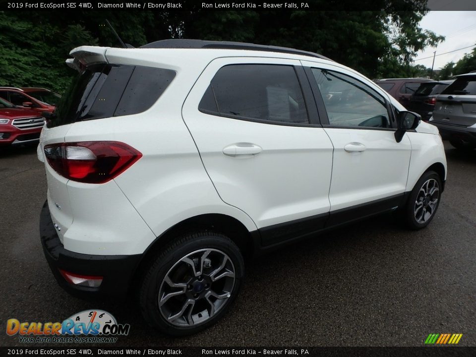 2019 Ford EcoSport SES 4WD Diamond White / Ebony Black Photo #2