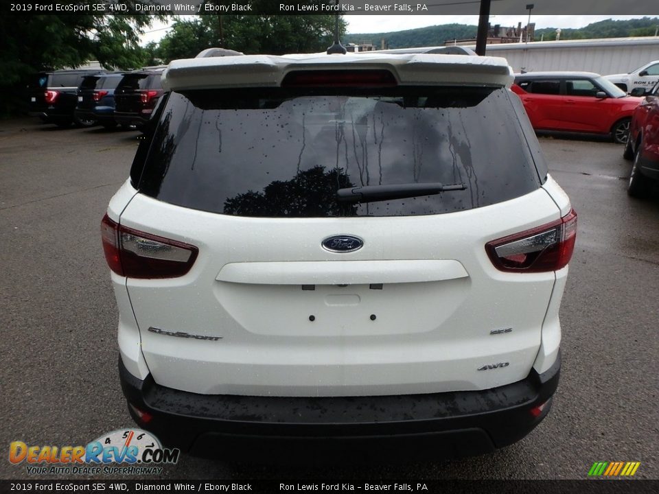 2019 Ford EcoSport SES 4WD Diamond White / Ebony Black Photo #4