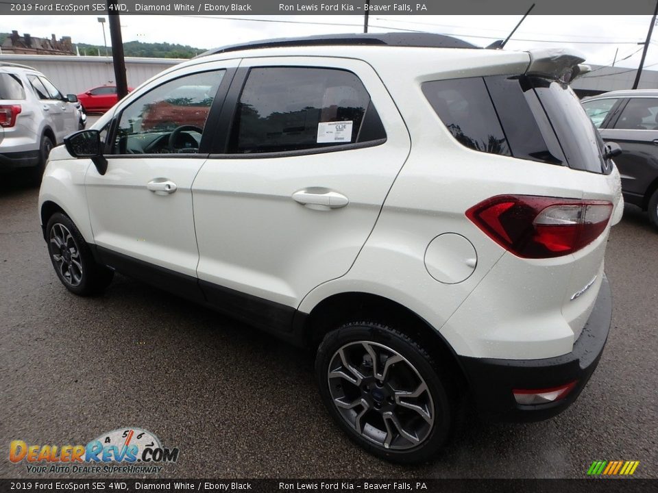 2019 Ford EcoSport SES 4WD Diamond White / Ebony Black Photo #5