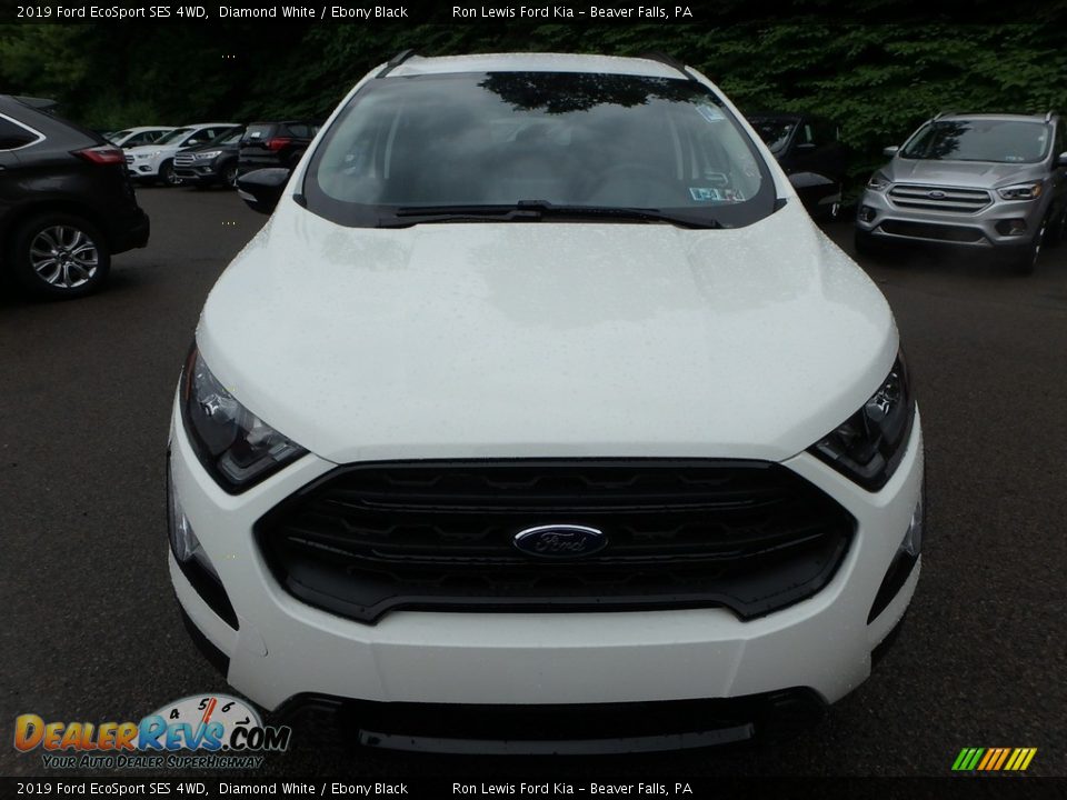 2019 Ford EcoSport SES 4WD Diamond White / Ebony Black Photo #8