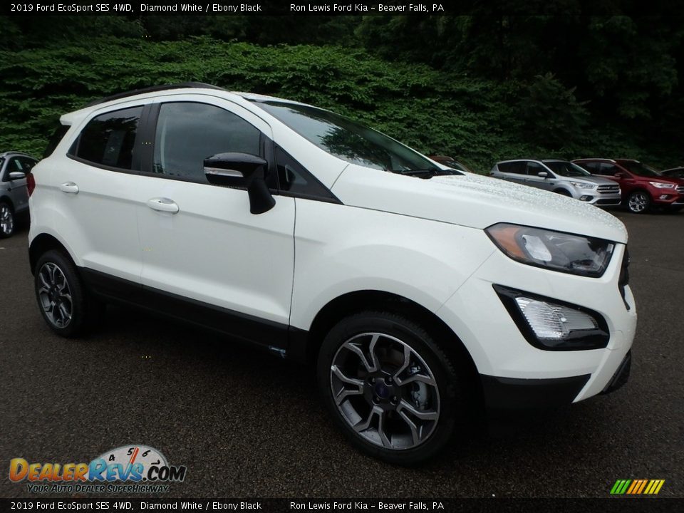 Diamond White 2019 Ford EcoSport SES 4WD Photo #9