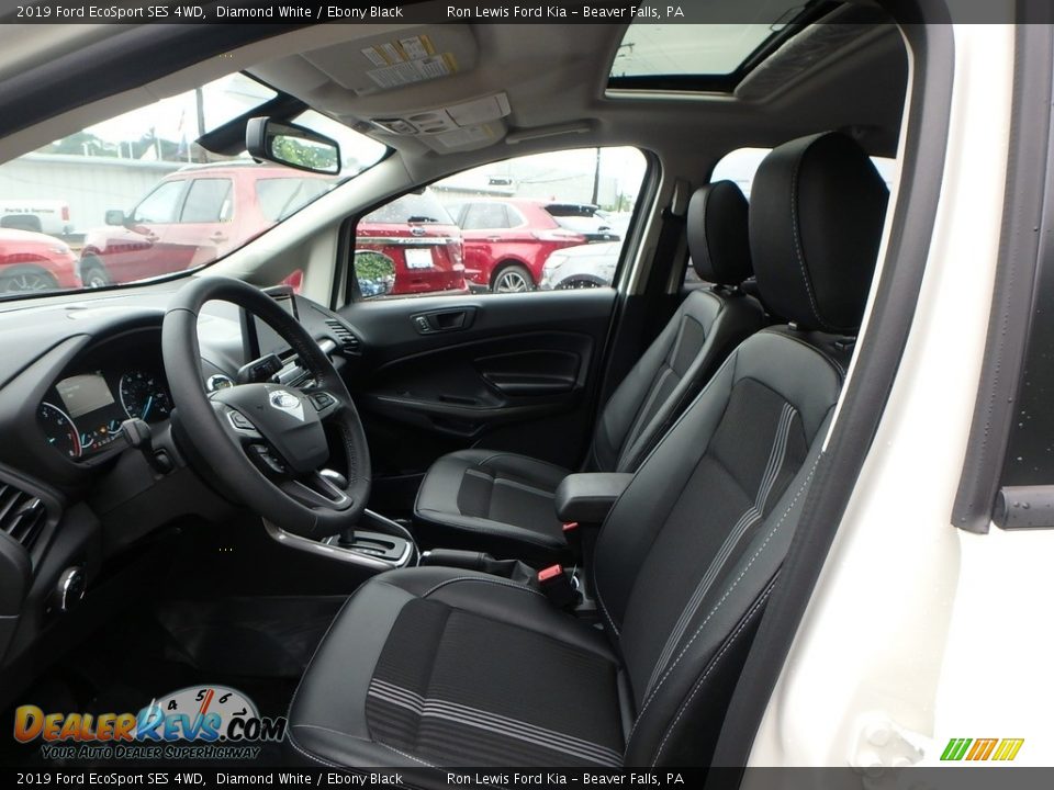 Front Seat of 2019 Ford EcoSport SES 4WD Photo #11