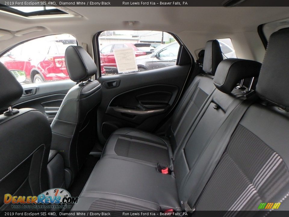 Rear Seat of 2019 Ford EcoSport SES 4WD Photo #12
