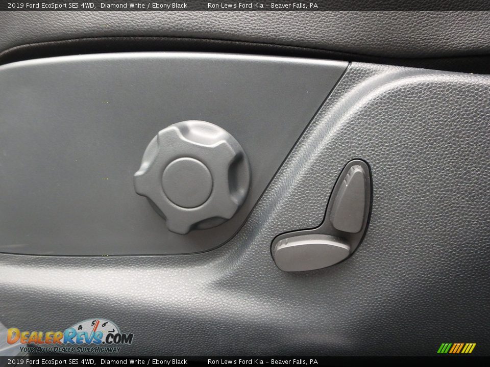 2019 Ford EcoSport SES 4WD Diamond White / Ebony Black Photo #15