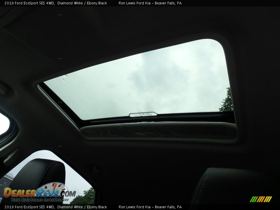 2019 Ford EcoSport SES 4WD Diamond White / Ebony Black Photo #17