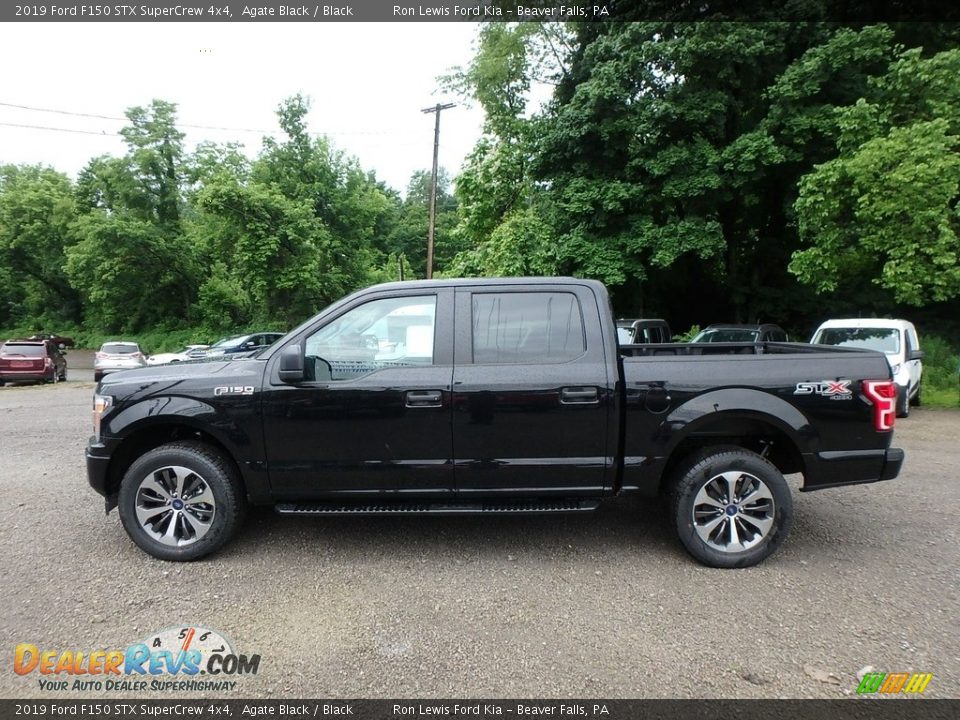 2019 Ford F150 STX SuperCrew 4x4 Agate Black / Black Photo #5