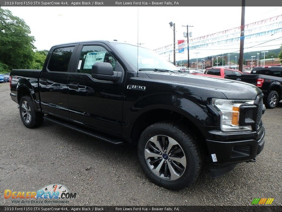 2019 Ford F150 STX SuperCrew 4x4 Agate Black / Black Photo #8