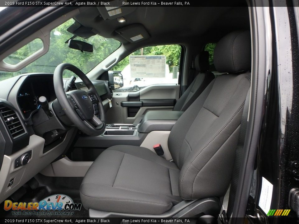 2019 Ford F150 STX SuperCrew 4x4 Agate Black / Black Photo #11