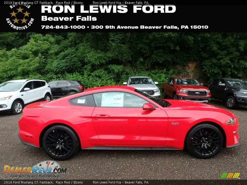 2019 Ford Mustang GT Fastback Race Red / Ebony Photo #1