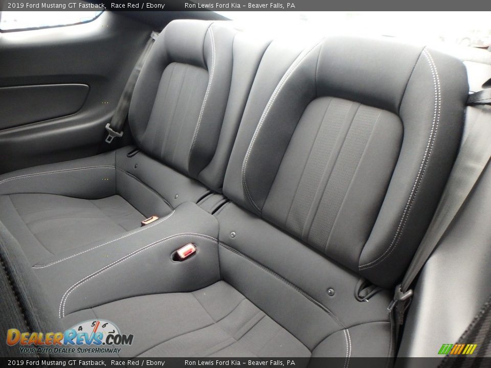 Rear Seat of 2019 Ford Mustang GT Fastback Photo #13