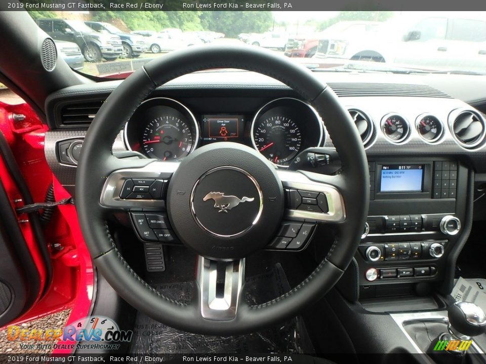 2019 Ford Mustang GT Fastback Steering Wheel Photo #17