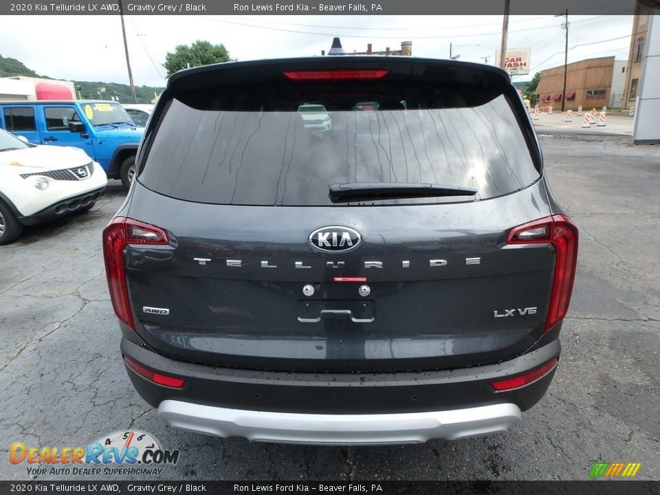 2020 Kia Telluride LX AWD Gravity Grey / Black Photo #3