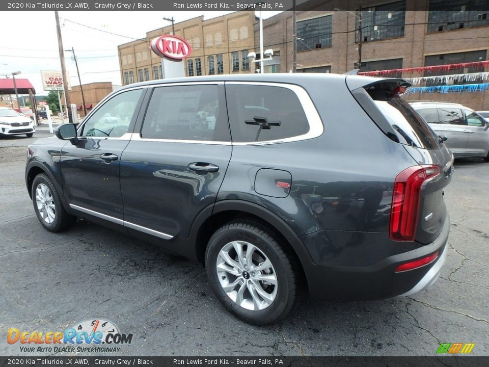 2020 Kia Telluride LX AWD Gravity Grey / Black Photo #5