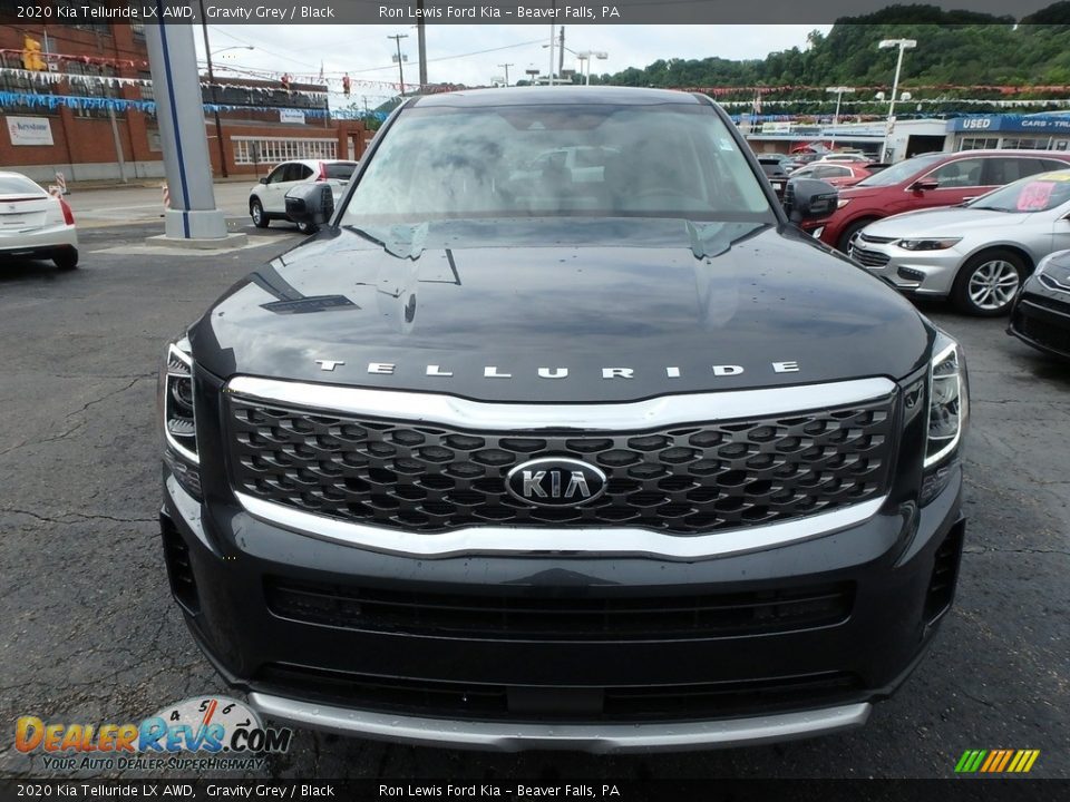 2020 Kia Telluride LX AWD Gravity Grey / Black Photo #8