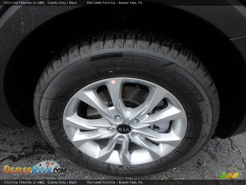2020 Kia Telluride LX AWD Gravity Grey / Black Photo #10