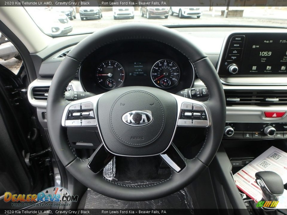 2020 Kia Telluride LX AWD Steering Wheel Photo #16