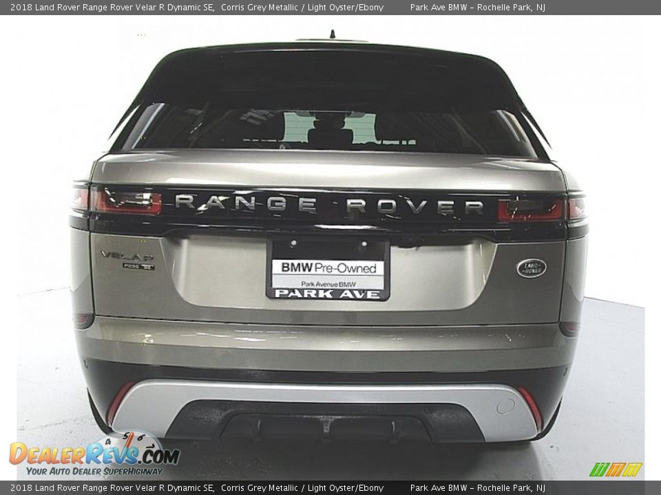 2018 Land Rover Range Rover Velar R Dynamic SE Corris Grey Metallic / Light Oyster/Ebony Photo #4