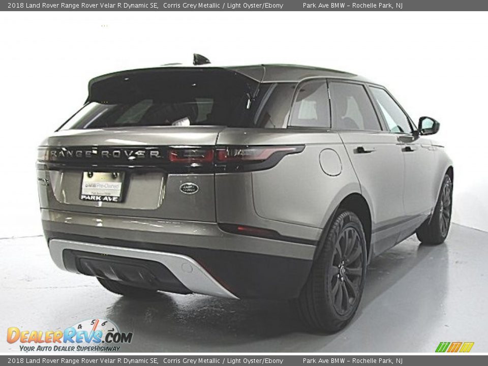 2018 Land Rover Range Rover Velar R Dynamic SE Corris Grey Metallic / Light Oyster/Ebony Photo #5