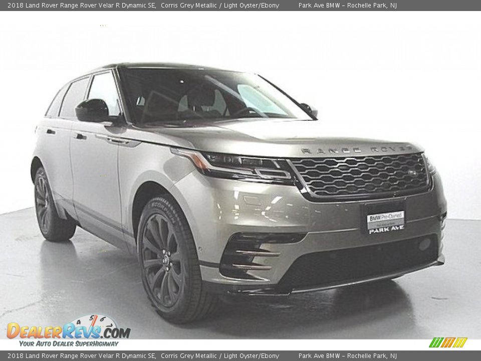 2018 Land Rover Range Rover Velar R Dynamic SE Corris Grey Metallic / Light Oyster/Ebony Photo #7