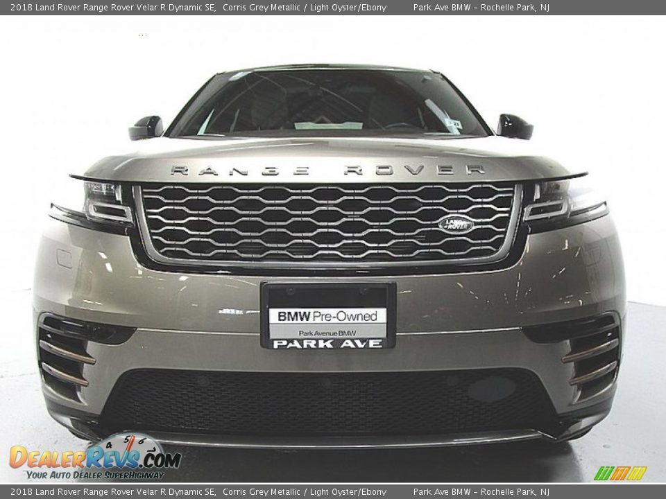 2018 Land Rover Range Rover Velar R Dynamic SE Corris Grey Metallic / Light Oyster/Ebony Photo #8