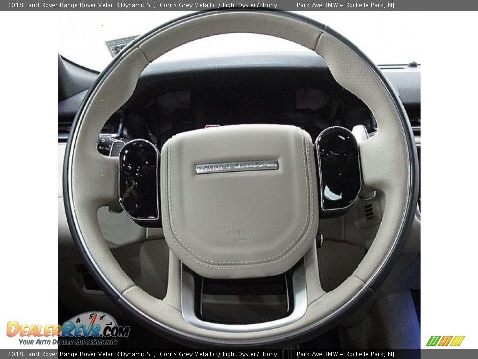 2018 Land Rover Range Rover Velar R Dynamic SE Corris Grey Metallic / Light Oyster/Ebony Photo #23