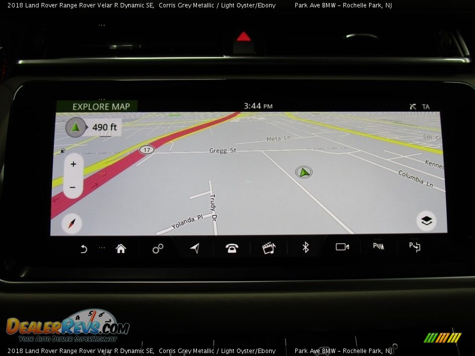 2018 Land Rover Range Rover Velar R Dynamic SE Corris Grey Metallic / Light Oyster/Ebony Photo #25