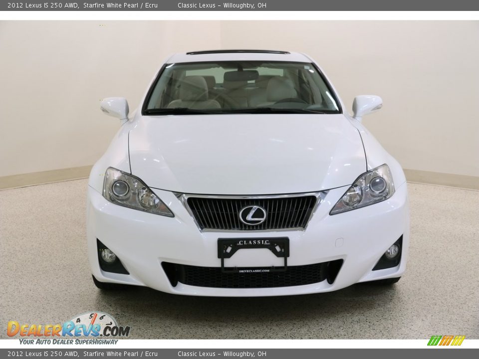 2012 Lexus IS 250 AWD Starfire White Pearl / Ecru Photo #2