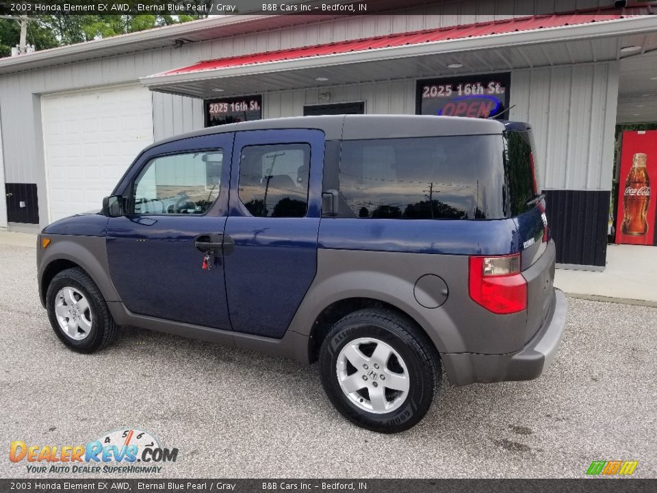 2003 Honda Element EX AWD Eternal Blue Pearl / Gray Photo #3