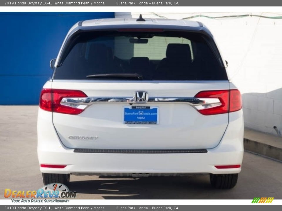 2019 Honda Odyssey EX-L White Diamond Pearl / Mocha Photo #6