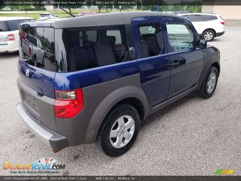 2003 Honda Element EX AWD Eternal Blue Pearl / Gray Photo #5