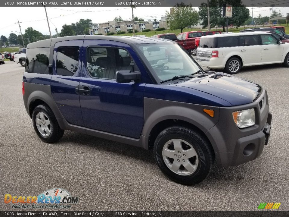 2003 Honda Element EX AWD Eternal Blue Pearl / Gray Photo #6