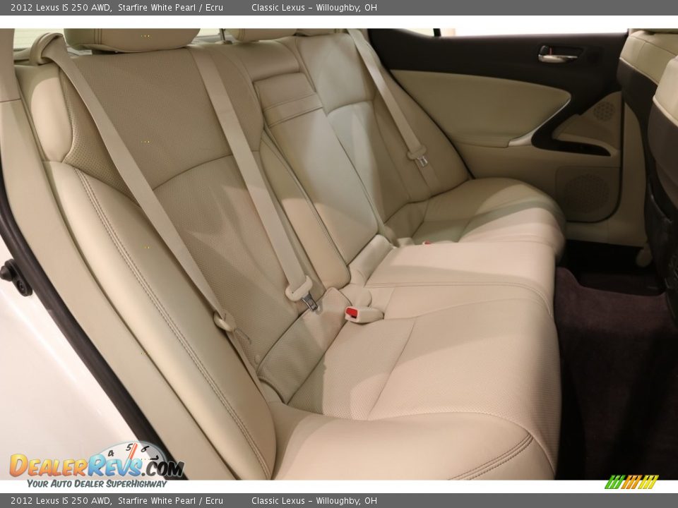 2012 Lexus IS 250 AWD Starfire White Pearl / Ecru Photo #15