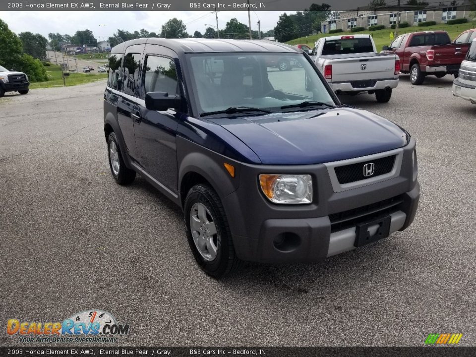 2003 Honda Element EX AWD Eternal Blue Pearl / Gray Photo #7