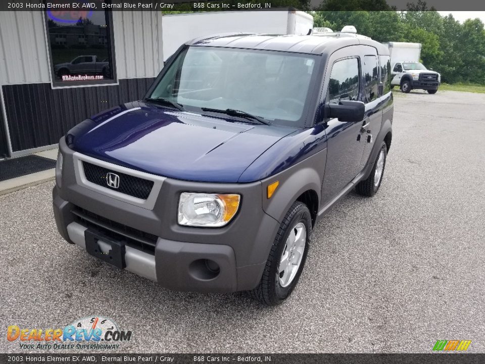2003 Honda Element EX AWD Eternal Blue Pearl / Gray Photo #9