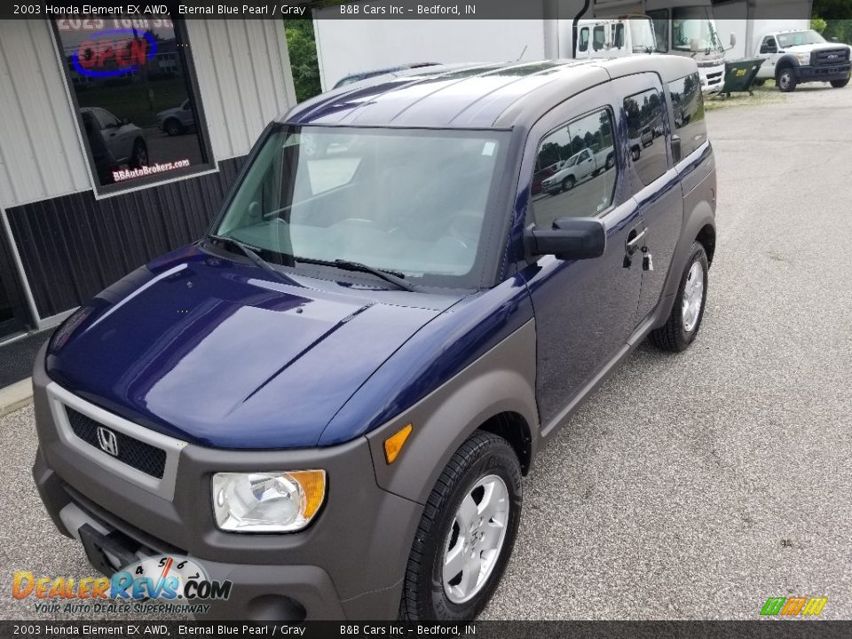 2003 Honda Element EX AWD Eternal Blue Pearl / Gray Photo #14