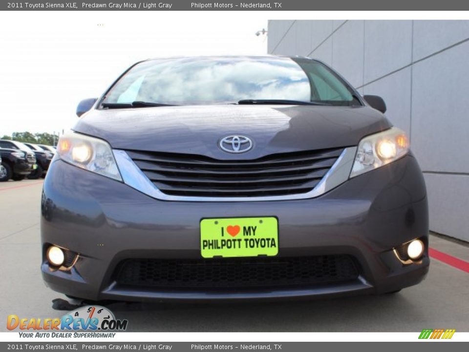 2011 Toyota Sienna XLE Predawn Gray Mica / Light Gray Photo #3