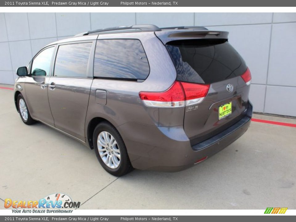 2011 Toyota Sienna XLE Predawn Gray Mica / Light Gray Photo #5