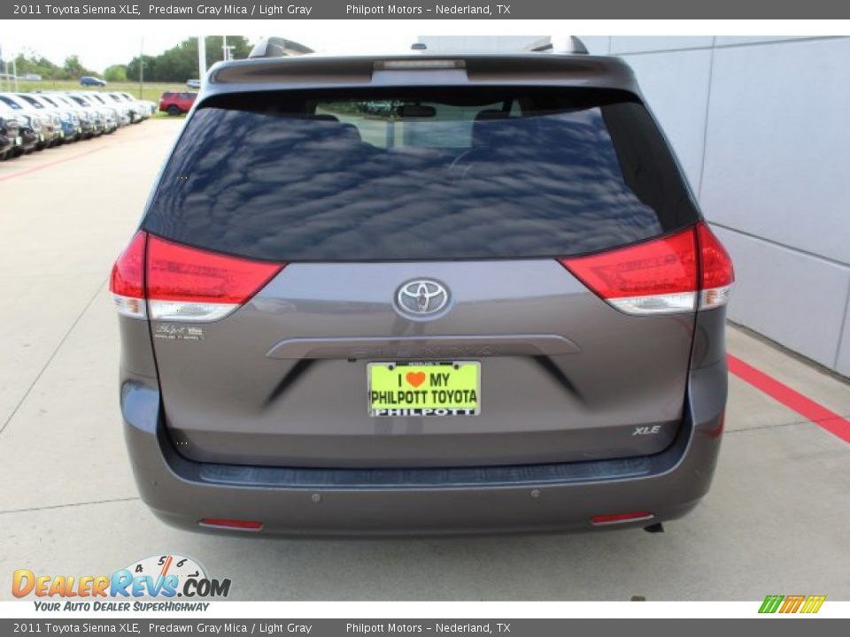2011 Toyota Sienna XLE Predawn Gray Mica / Light Gray Photo #6
