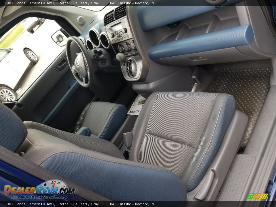 2003 Honda Element EX AWD Eternal Blue Pearl / Gray Photo #26