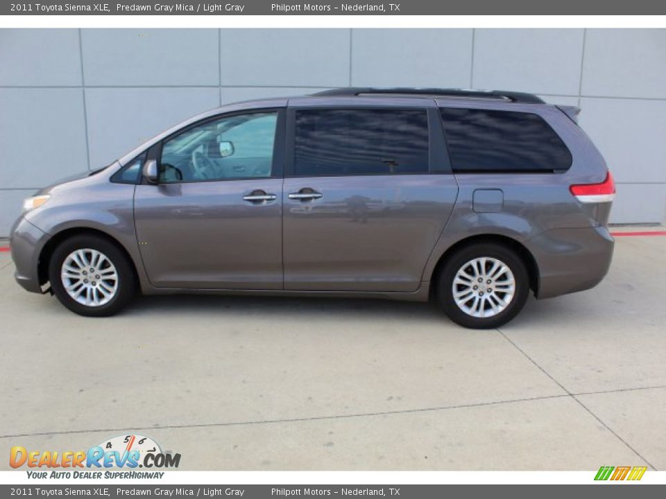 2011 Toyota Sienna XLE Predawn Gray Mica / Light Gray Photo #13