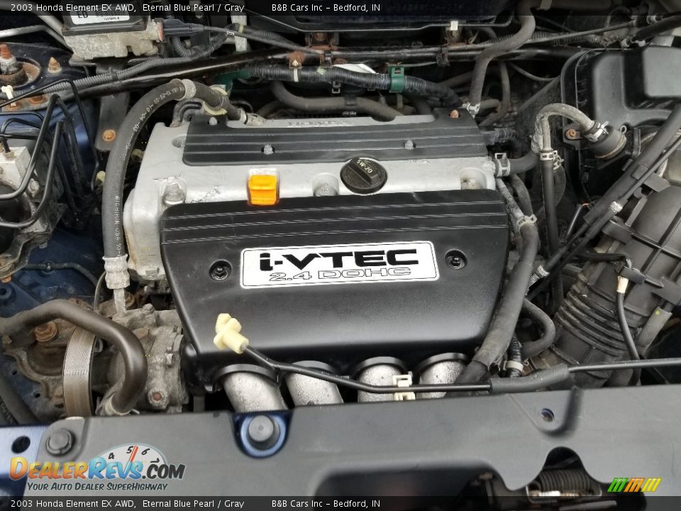 2003 Honda Element EX AWD Eternal Blue Pearl / Gray Photo #30