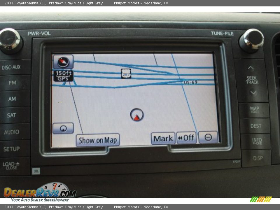 2011 Toyota Sienna XLE Predawn Gray Mica / Light Gray Photo #19