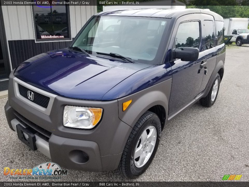 2003 Honda Element EX AWD Eternal Blue Pearl / Gray Photo #32