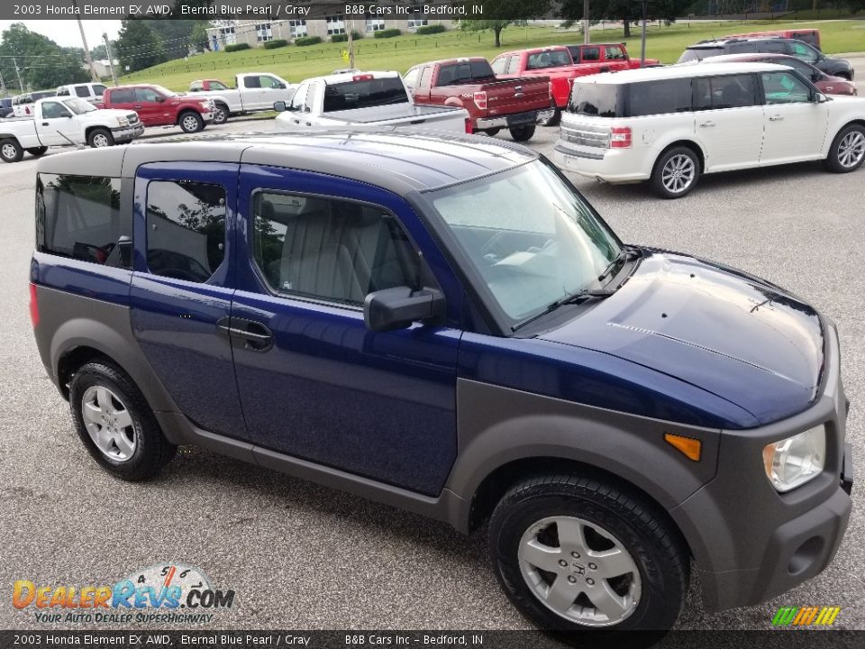 2003 Honda Element EX AWD Eternal Blue Pearl / Gray Photo #34
